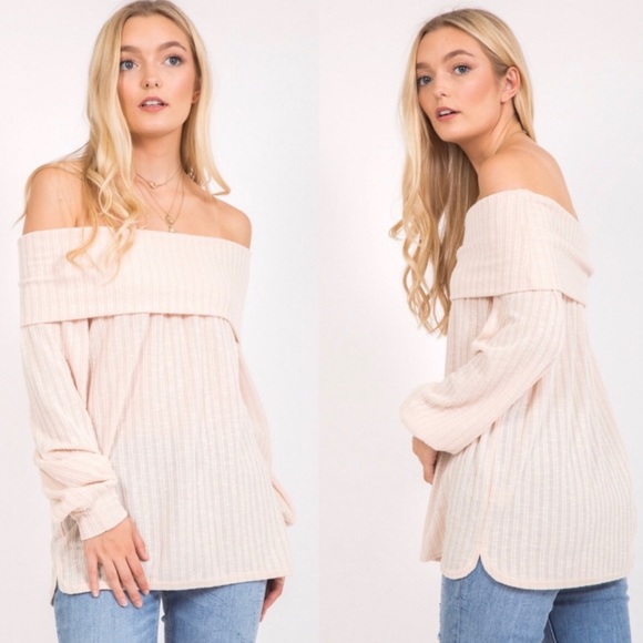 Off the shoulder sweater top - Picture 2 of 2